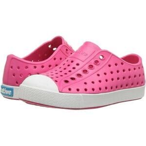 Native Jefferson‎ Slip-On Sneakers Hollywood Pink Shell White EVA NWT Unisex J3
